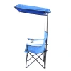 Cross-border outdoor folding chairs with sunshades, portable camping canopies, armchairs, beach chairs, logo customization details Picture